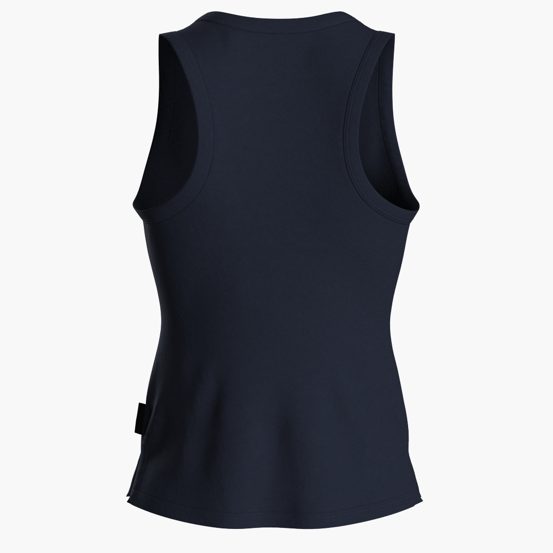 SportsTech Damen Long Top (Deep Navy)