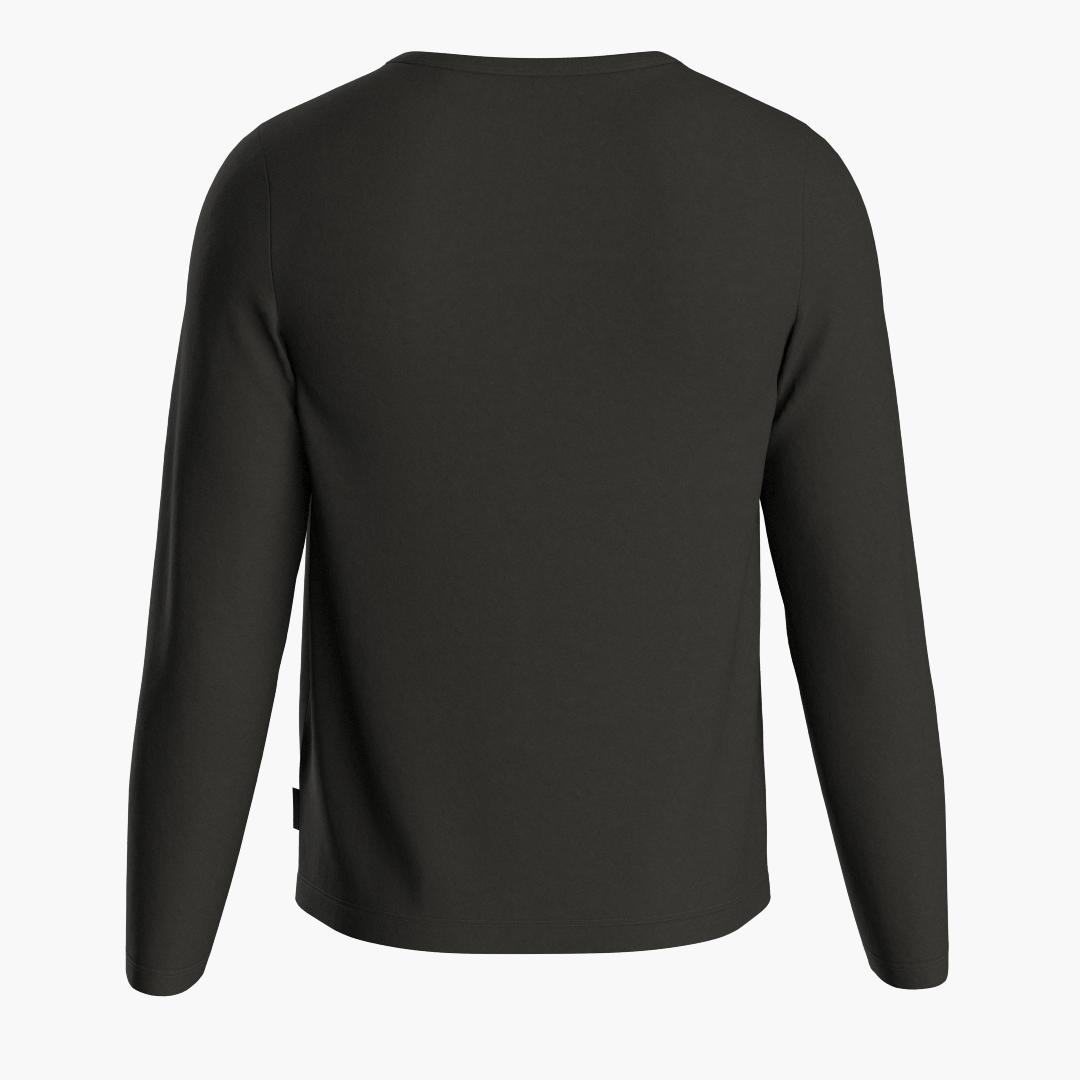 SportsTech Herren Langarmshirt (Dunkelgrau)