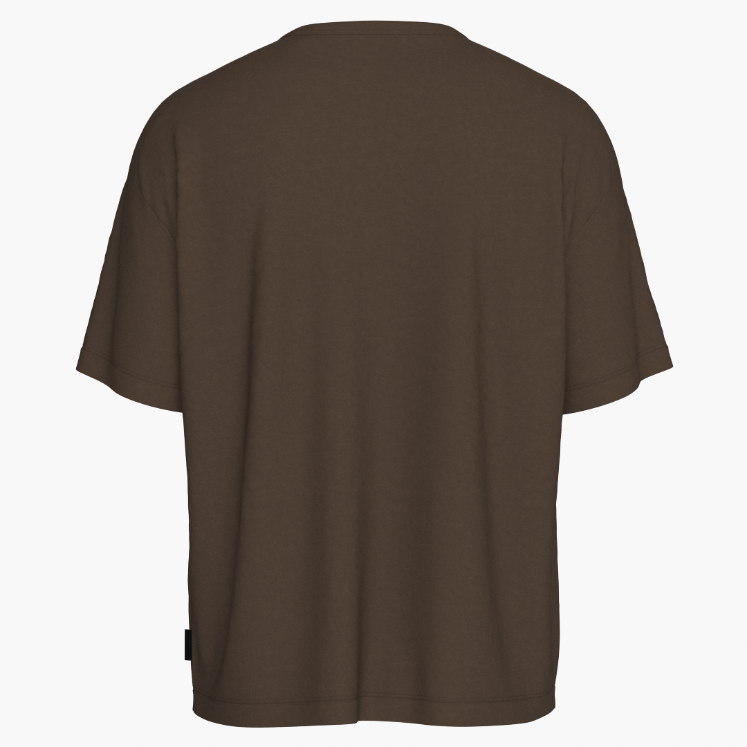 SportsTech Oversized T-Shirt (Braun)