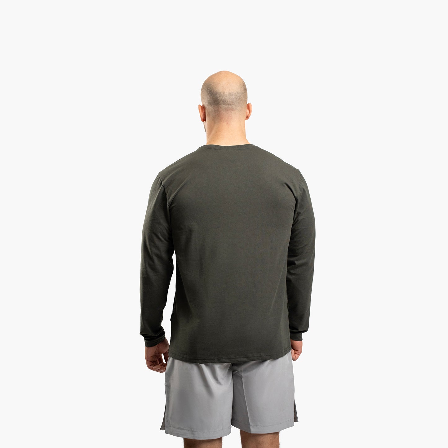 SportsTech Herren Langarmshirt (Dunkelgrau)