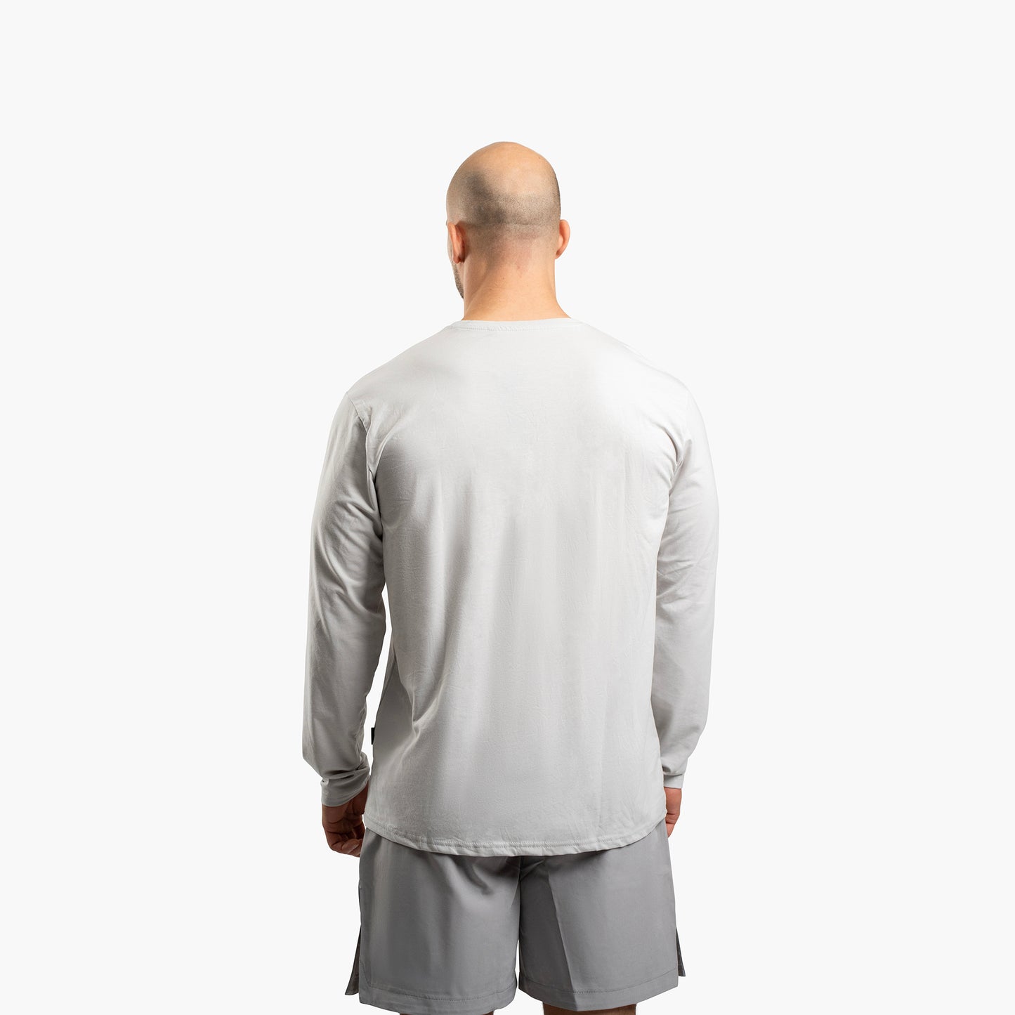 SportsTech Herren Langarmshirt (Hellgrau)