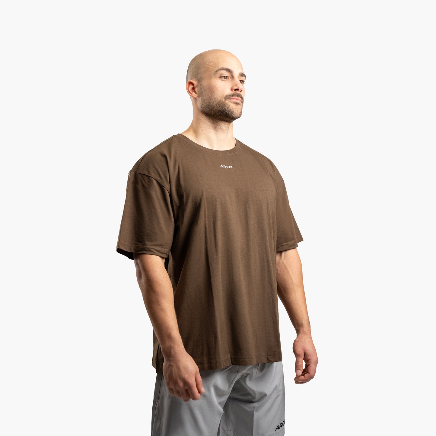 SportsTech Oversized T-Shirt (Braun)