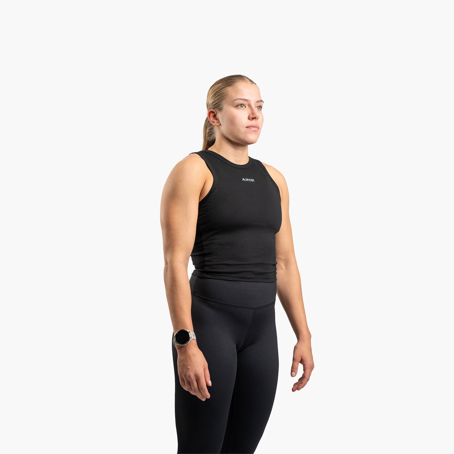 SportsTech Damen Top (Schwarz)