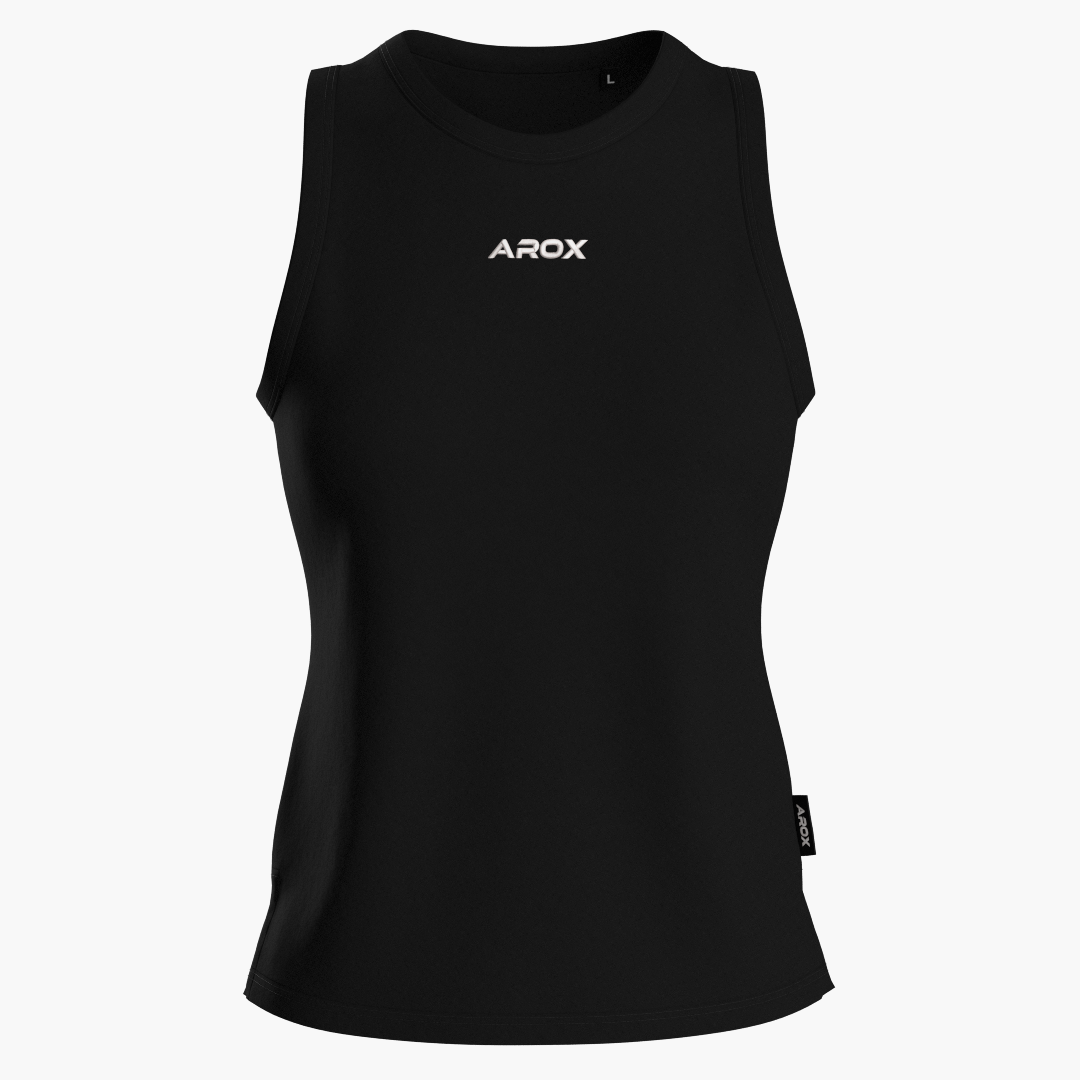 SportsTech Damen Long Top (Schwarz)