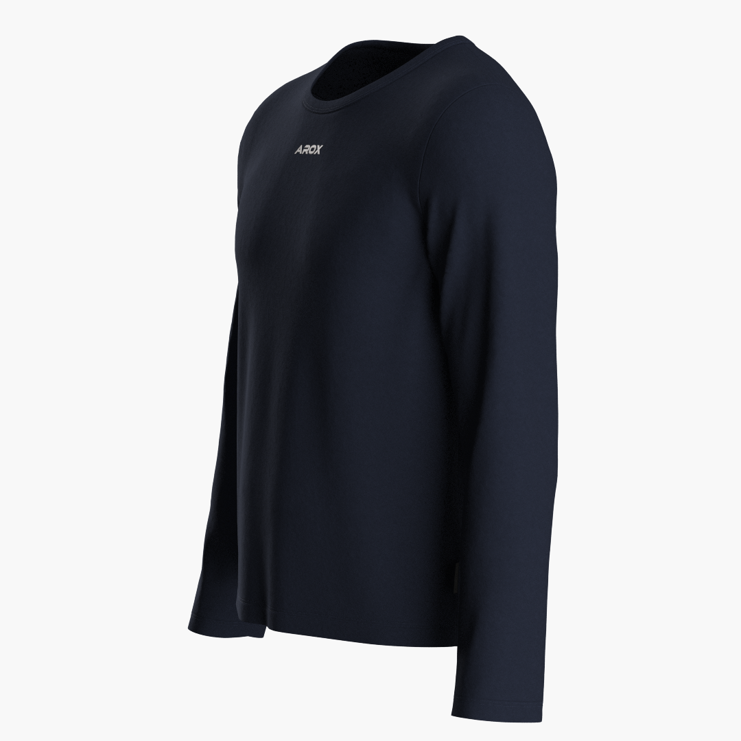 SportsTech Herren Langarmshirt (Deep Navy)