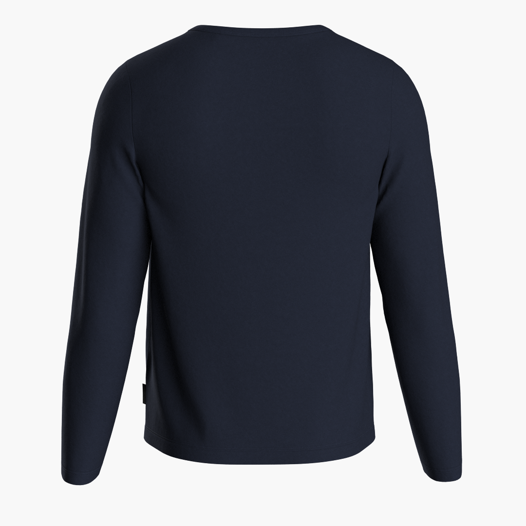 SportsTech Herren Langarmshirt (Deep Navy)