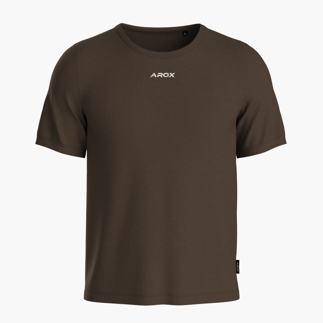 SportsTech Unisex T-Shirt (Dunkelbraun)