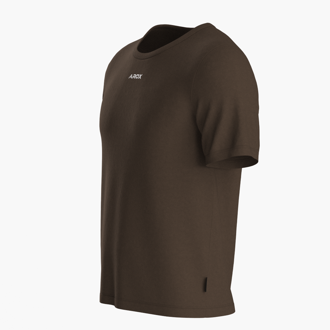 SportsTech Unisex T-Shirt (Dunkelbraun)