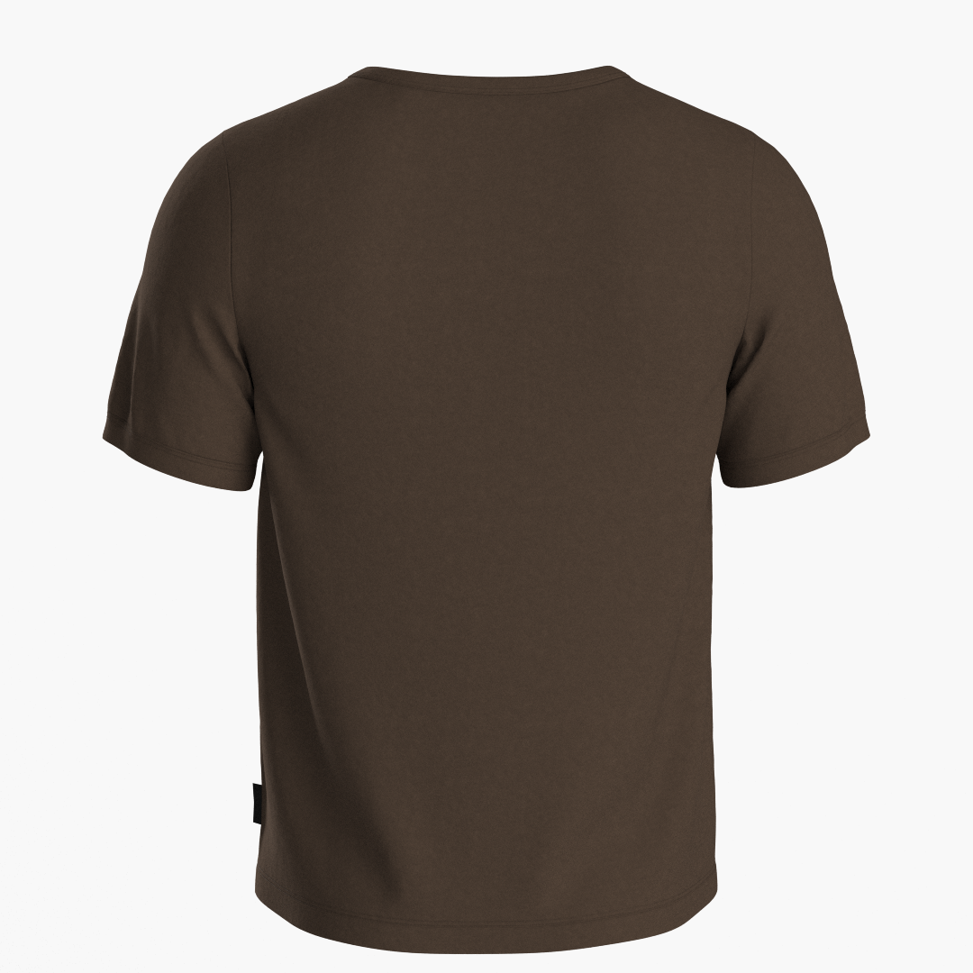 SportsTech Unisex T-Shirt (Dunkelbraun)