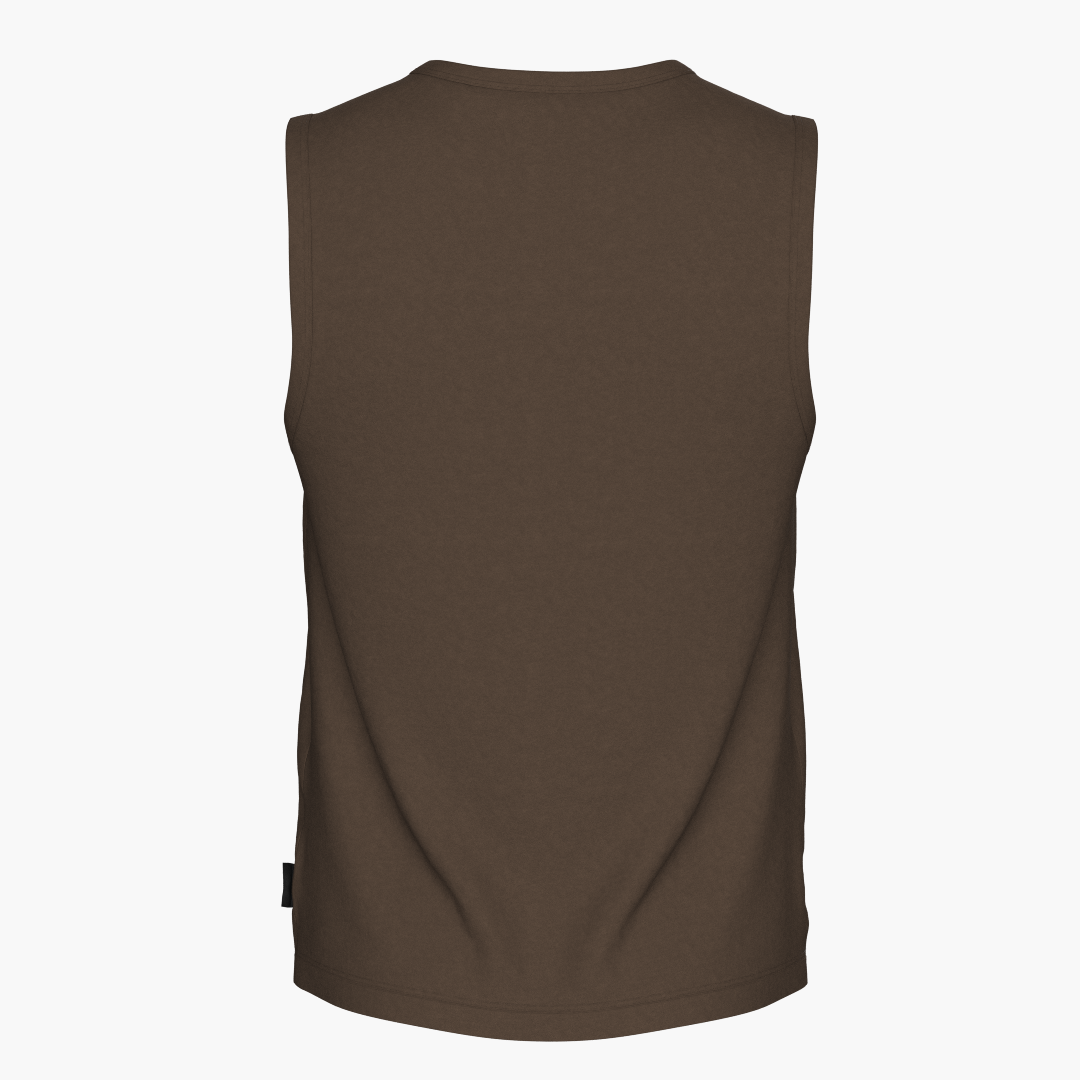SportsTech Herren Tanktop (Dunkelbraun)