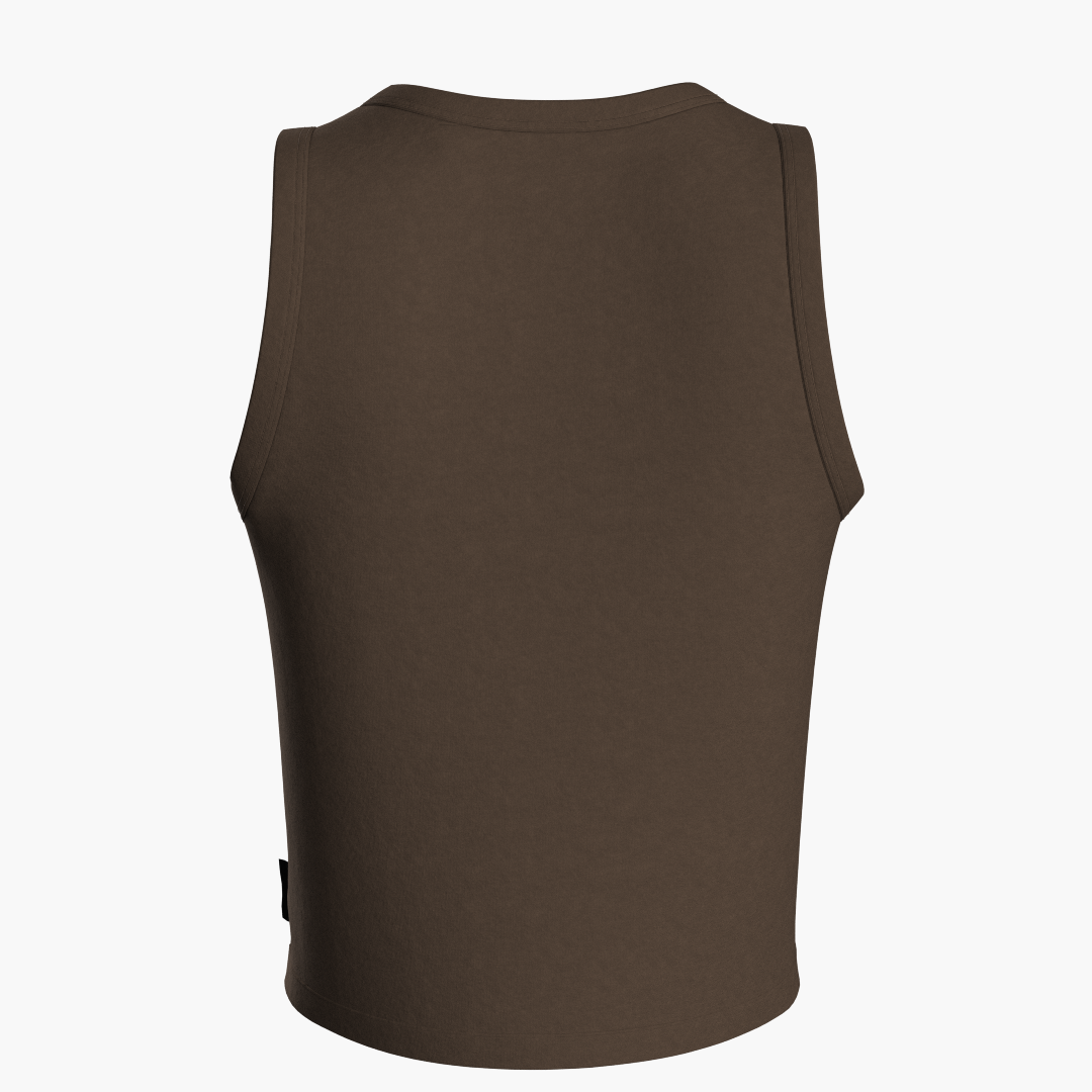 SportsTech Damen Top (Dunkelbraun)